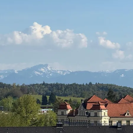 Silcora Panorama - 3 Sz -alpen Schlossblick -balkon -parken -naehe Und Messe